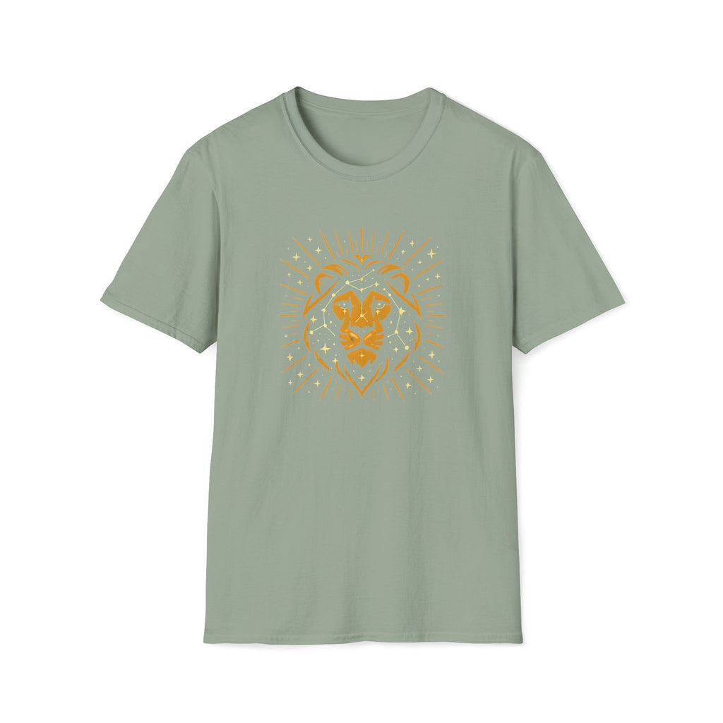 Golden Lion Constellation T-Shirt