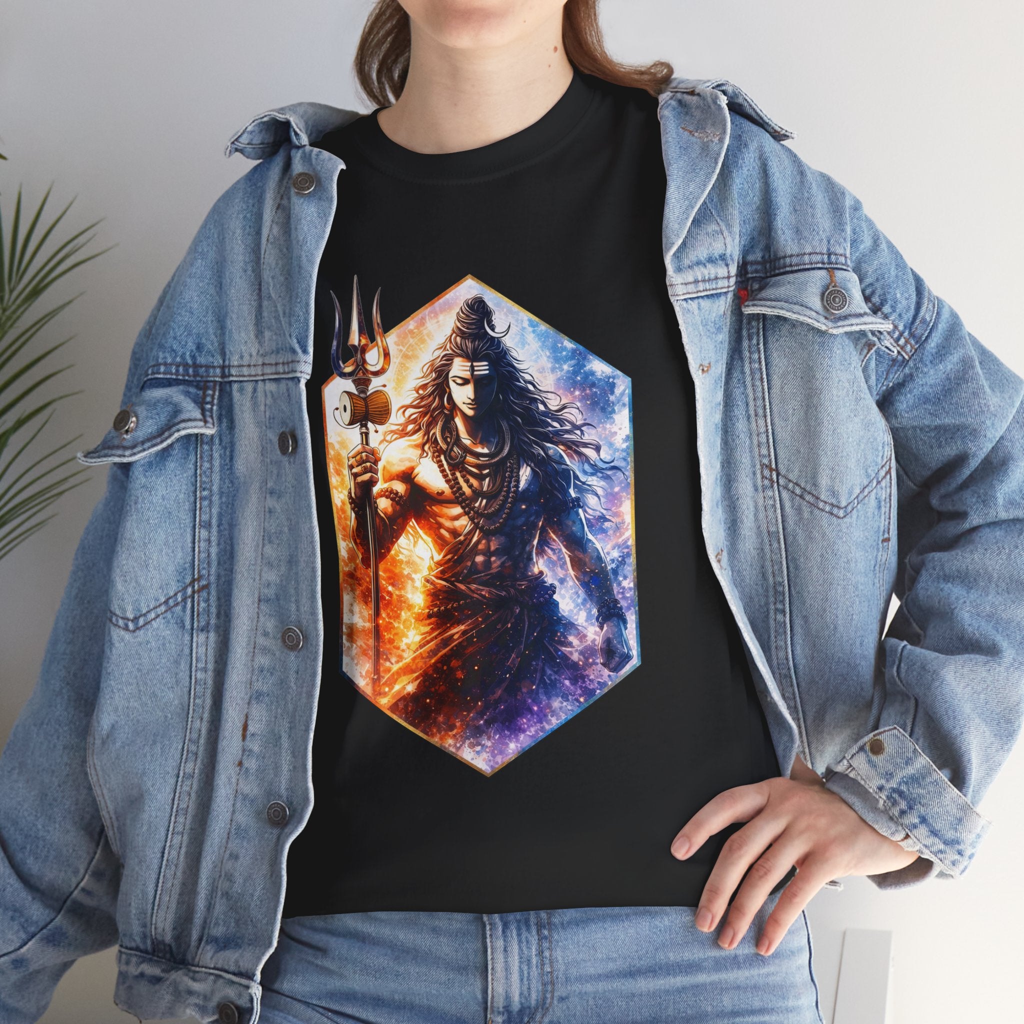 Shiva Trident T-Shirt - Destroyer of Illusion, Strength & Transformation Tee