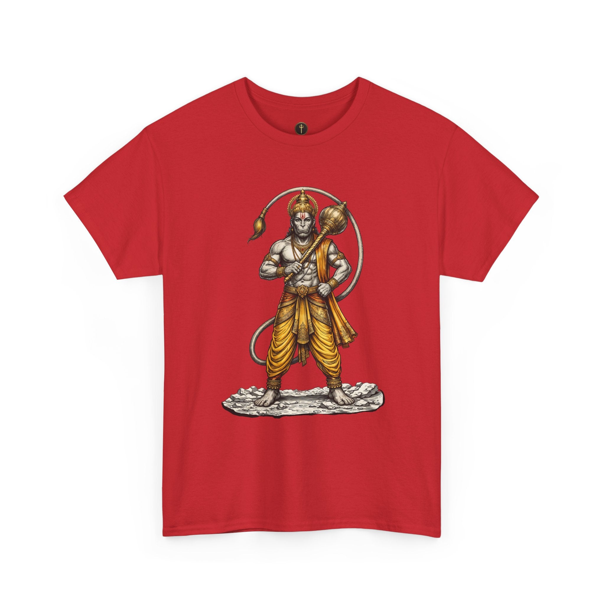 Veer Hanuman T-Shirt – Strength, Courage & Discipline Design