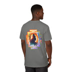 Shiva Cosmic Yantra Suede T-Shirt