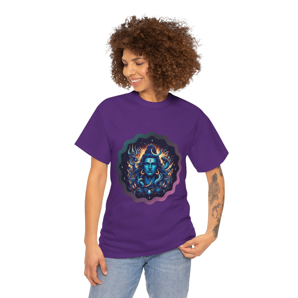 Lord Shiva Flame Graphic T-Shirt