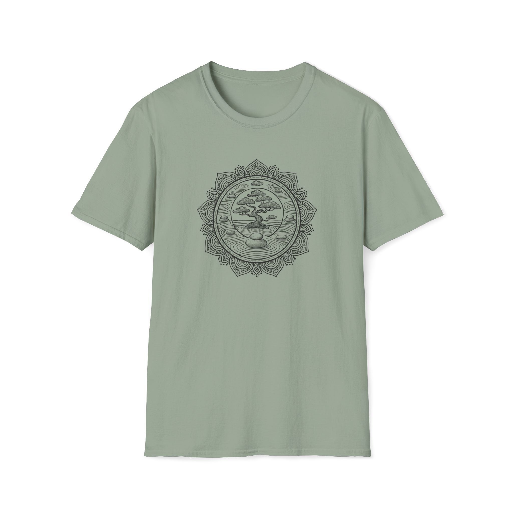 Zen Bonsai Mandala T-Shirt