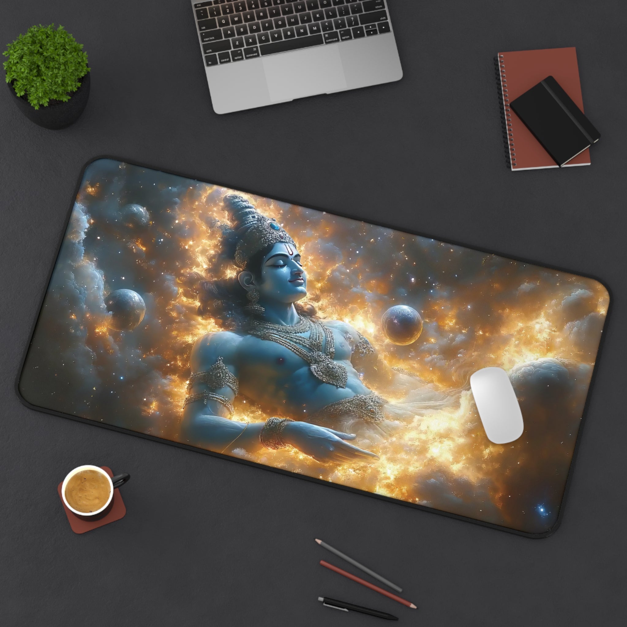 Vishnu Cosmic Desk Mat