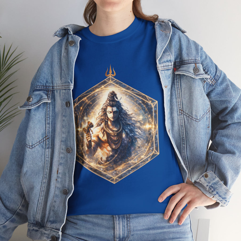 Shiva Damaru T-Shirt - Om Sound, Vibration & Spiritual Energy Tee