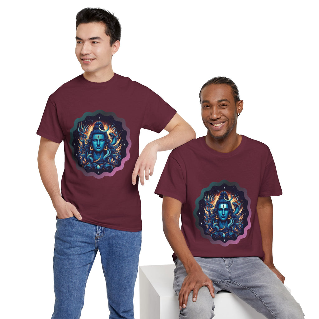 Lord Shiva Flame Graphic T-Shirt