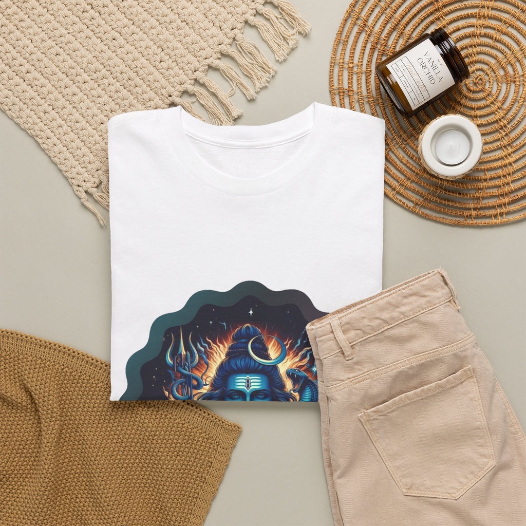 Lord Shiva Flame Graphic T-Shirt