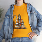 Hanuman Meditation T-Shirt – Inner Stillness & Spiritual Discipline Design
