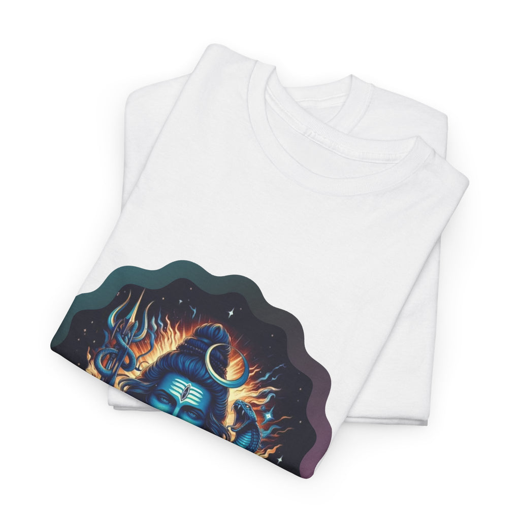 Lord Shiva Flame Graphic T-Shirt