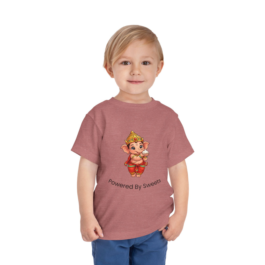 Baby Ganesha “Powered By Sweets” Kids T-Shirt