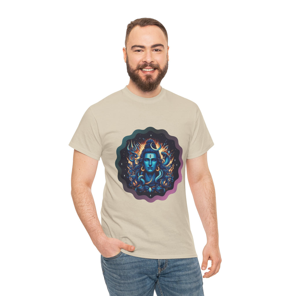 Lord Shiva Flame Graphic T-Shirt