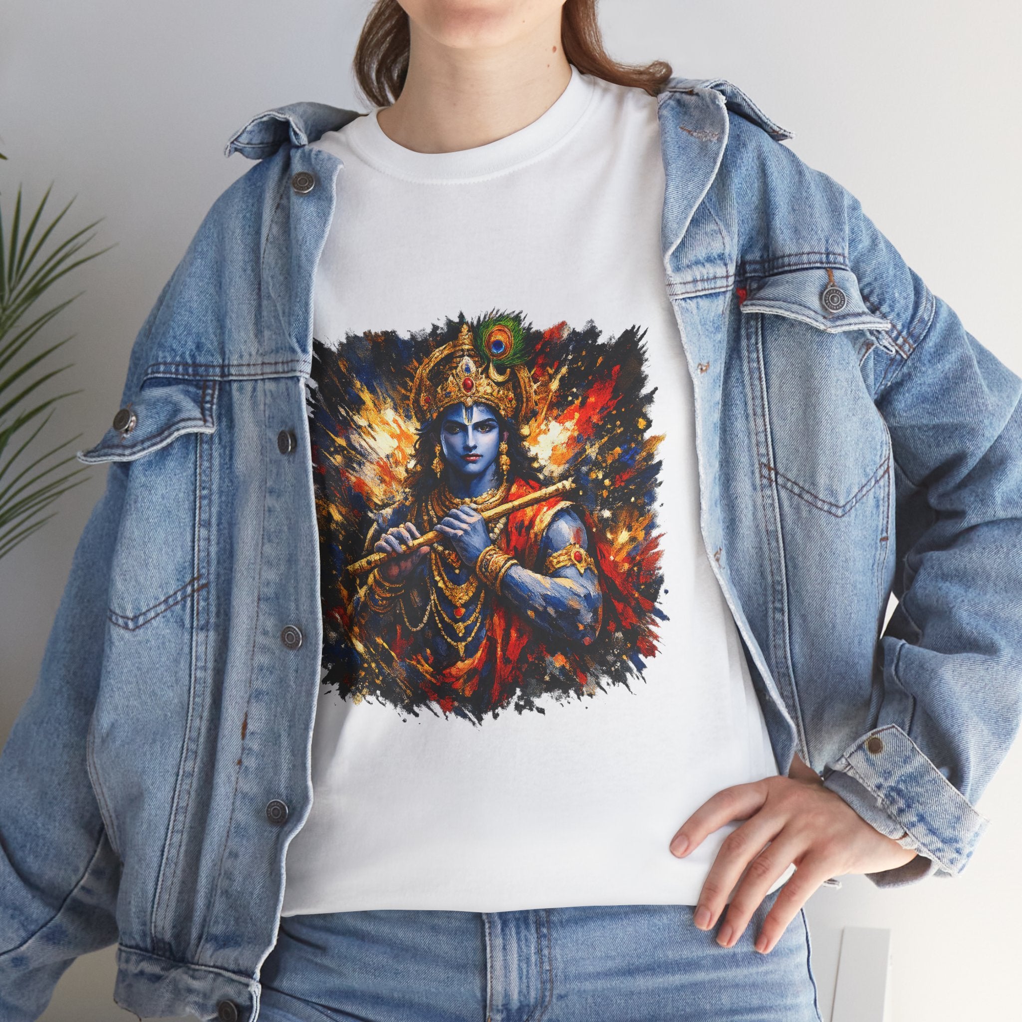 Krishna Warrior T-Shirt – | Spiritual Strength Shirt
