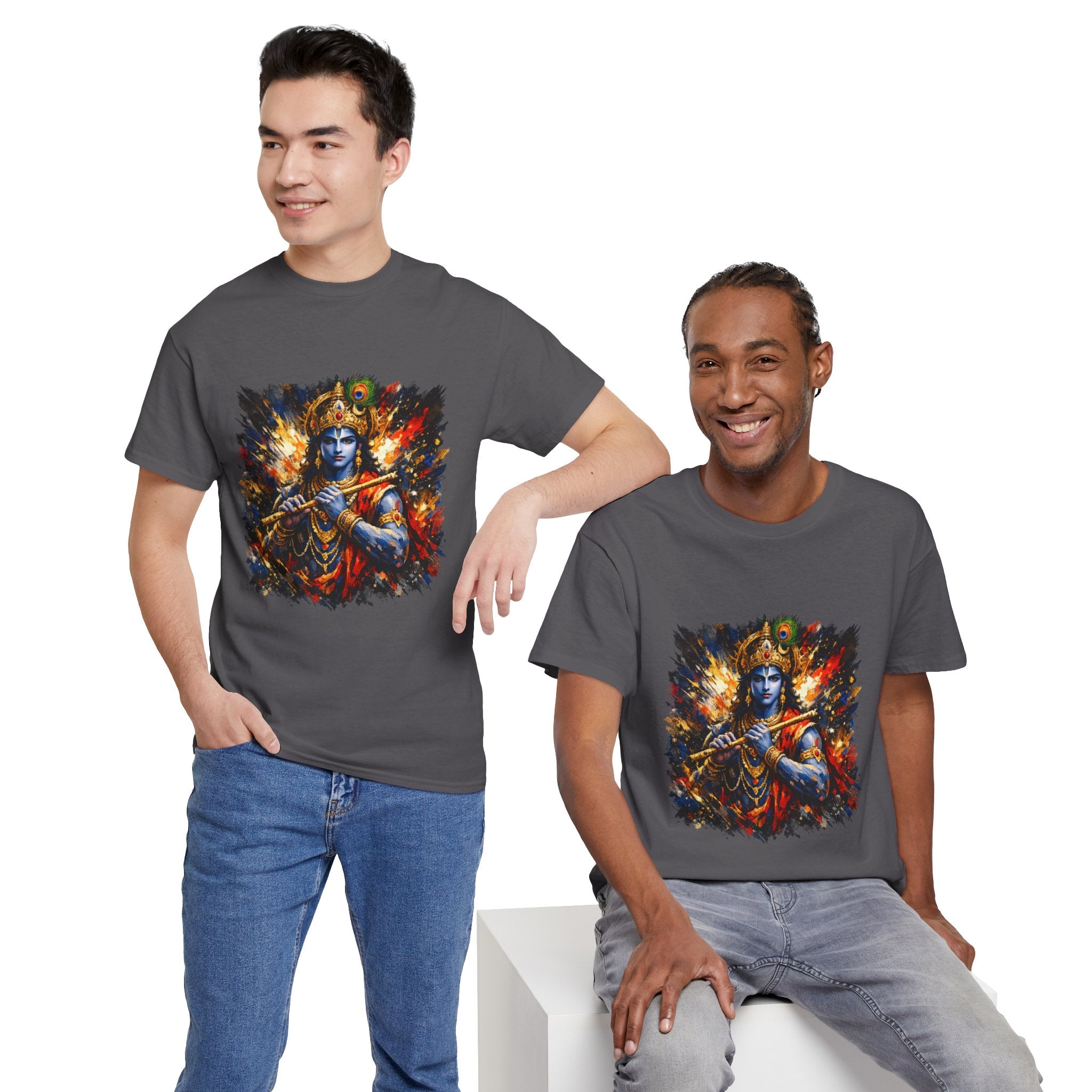 Krishna Warrior T-Shirt – | Spiritual Strength Shirt