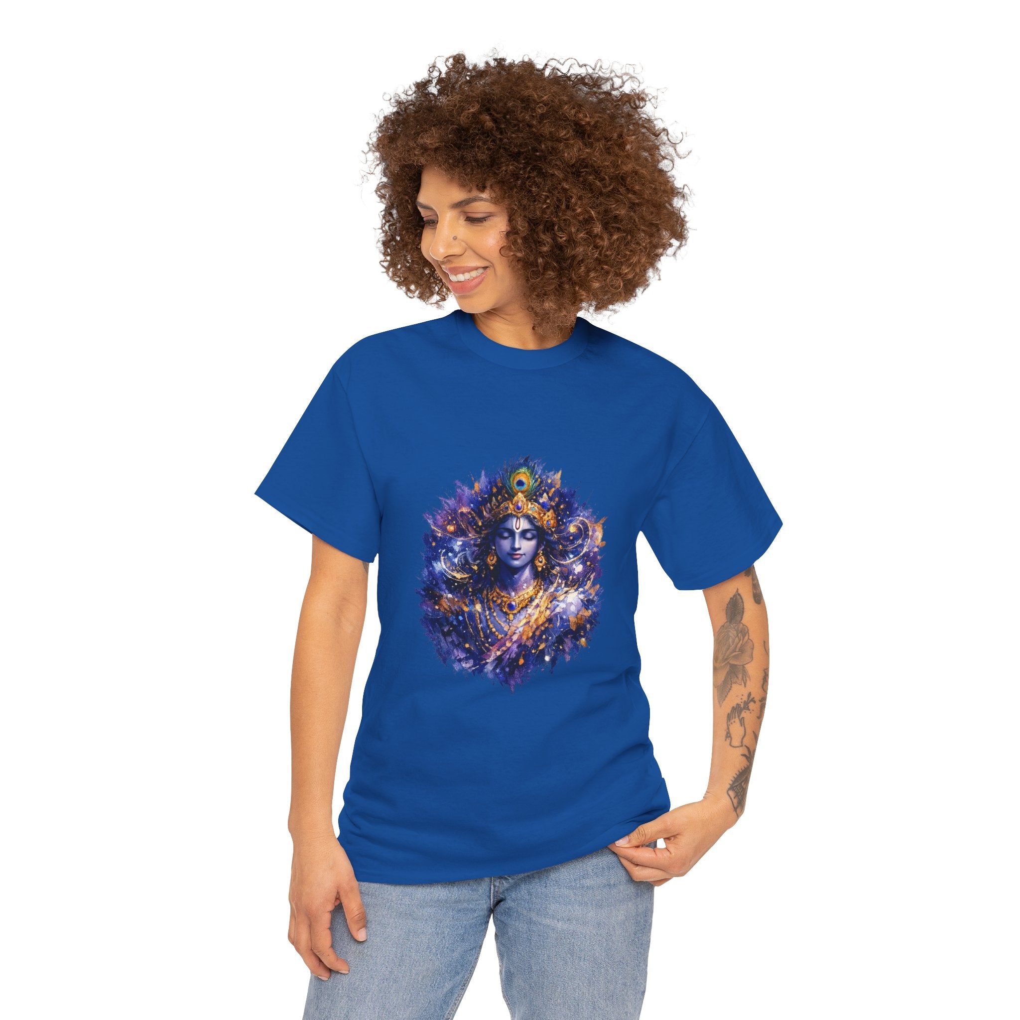 Krishna Cosmic T-Shirt – Vishvarupa Inspired Graphic Tee