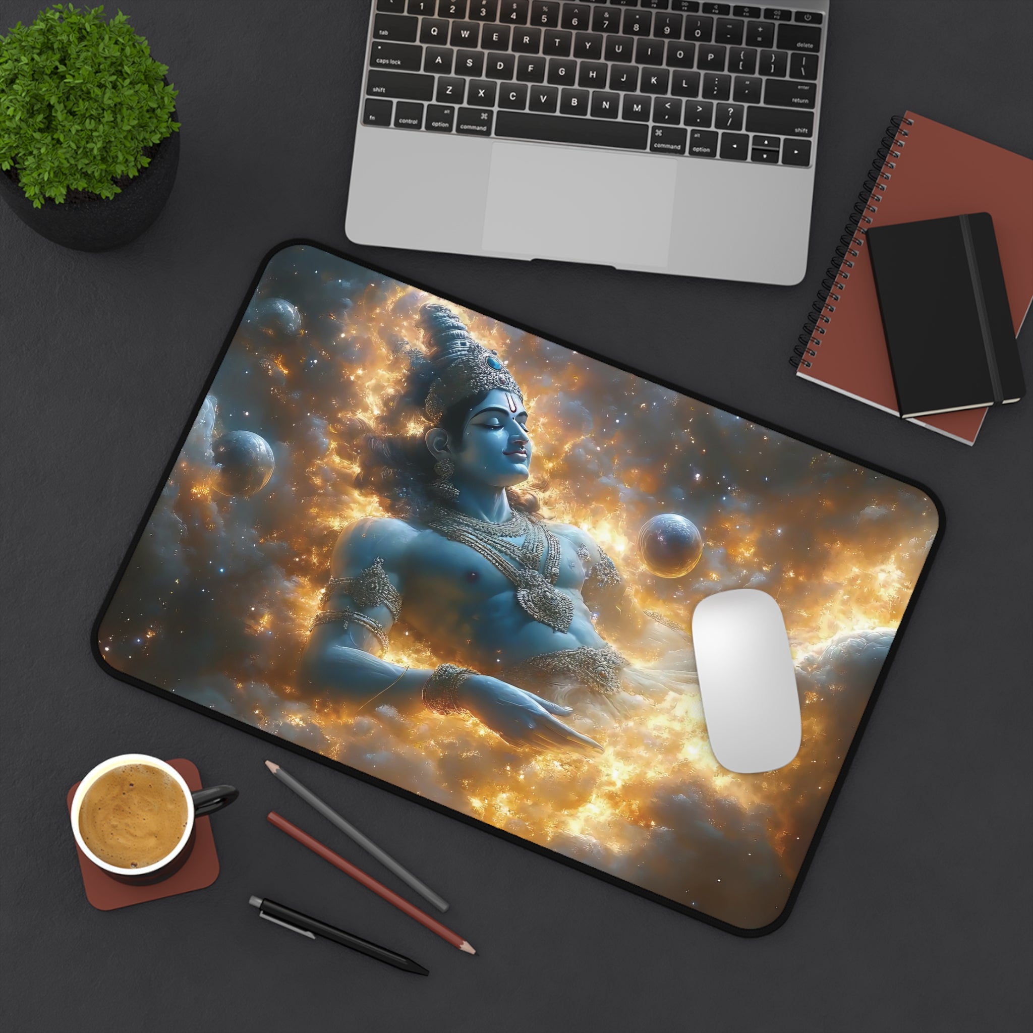 Vishnu Cosmic Desk Mat