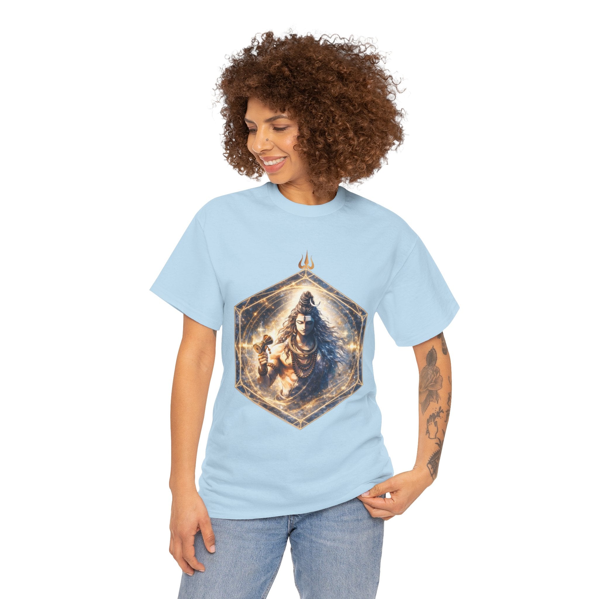 Shiva Damaru T-Shirt - Om Sound, Vibration & Spiritual Energy Tee