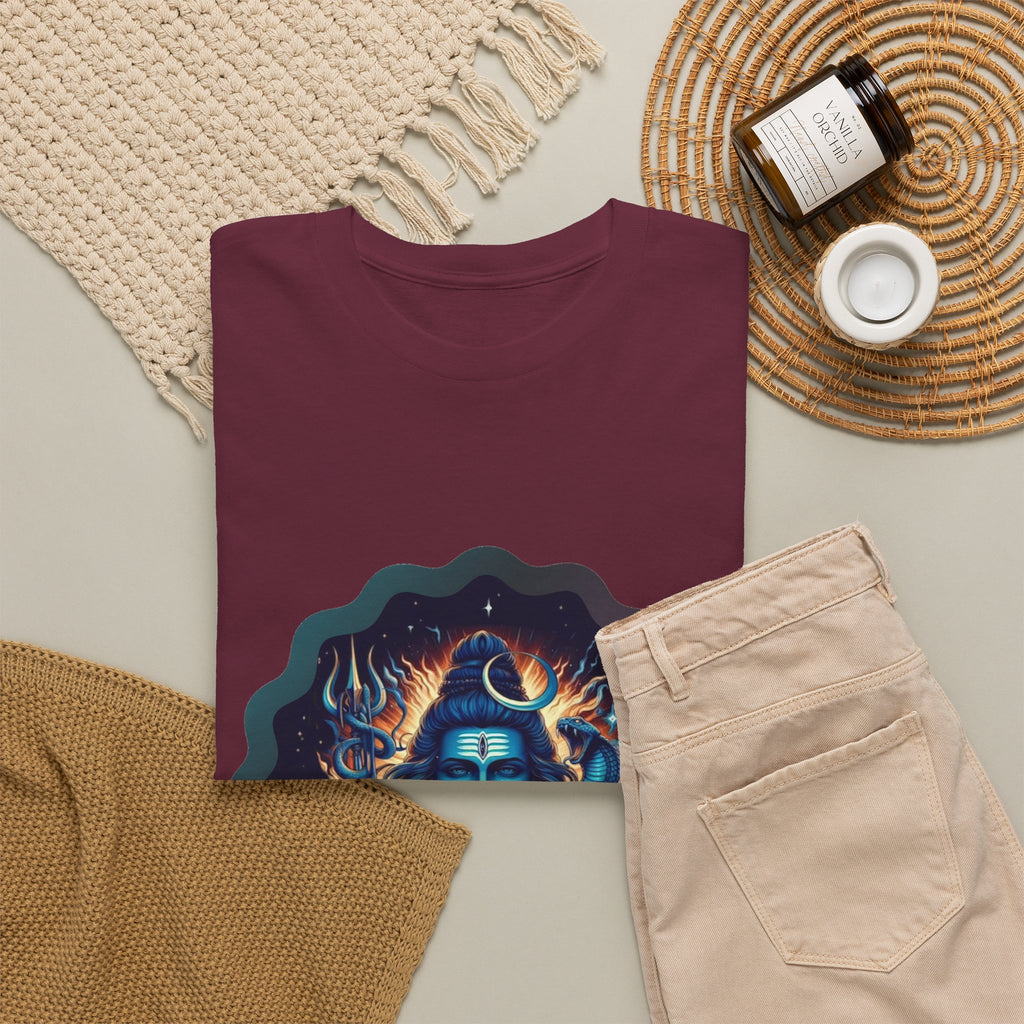 Lord Shiva Flame Graphic T-Shirt