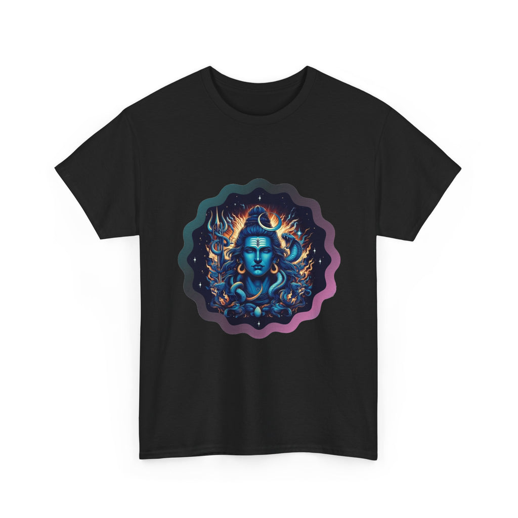 Lord Shiva Flame Graphic T-Shirt