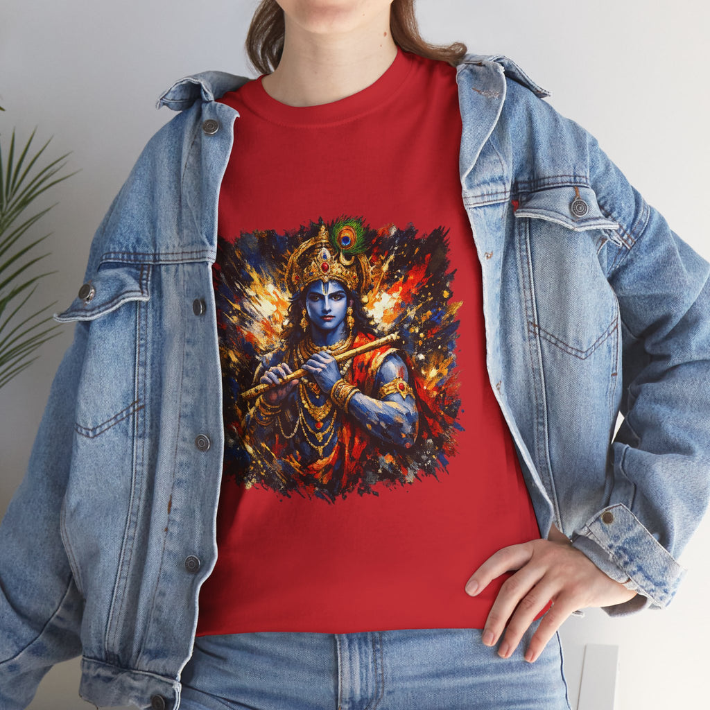 Krishna Warrior T-Shirt – | Spiritual Strength Shirt