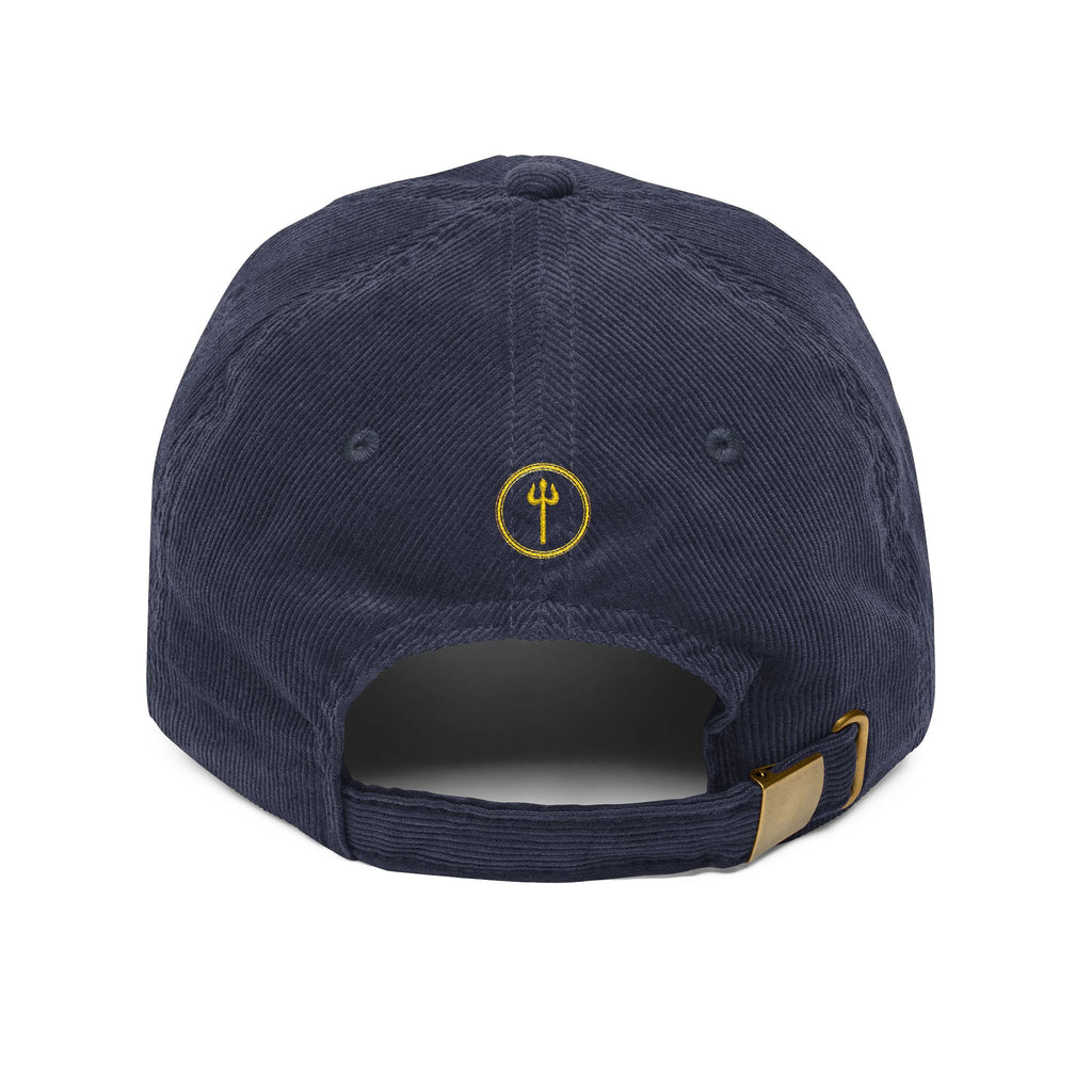 Shiva Tripundra Corduroy Embroidered Cap