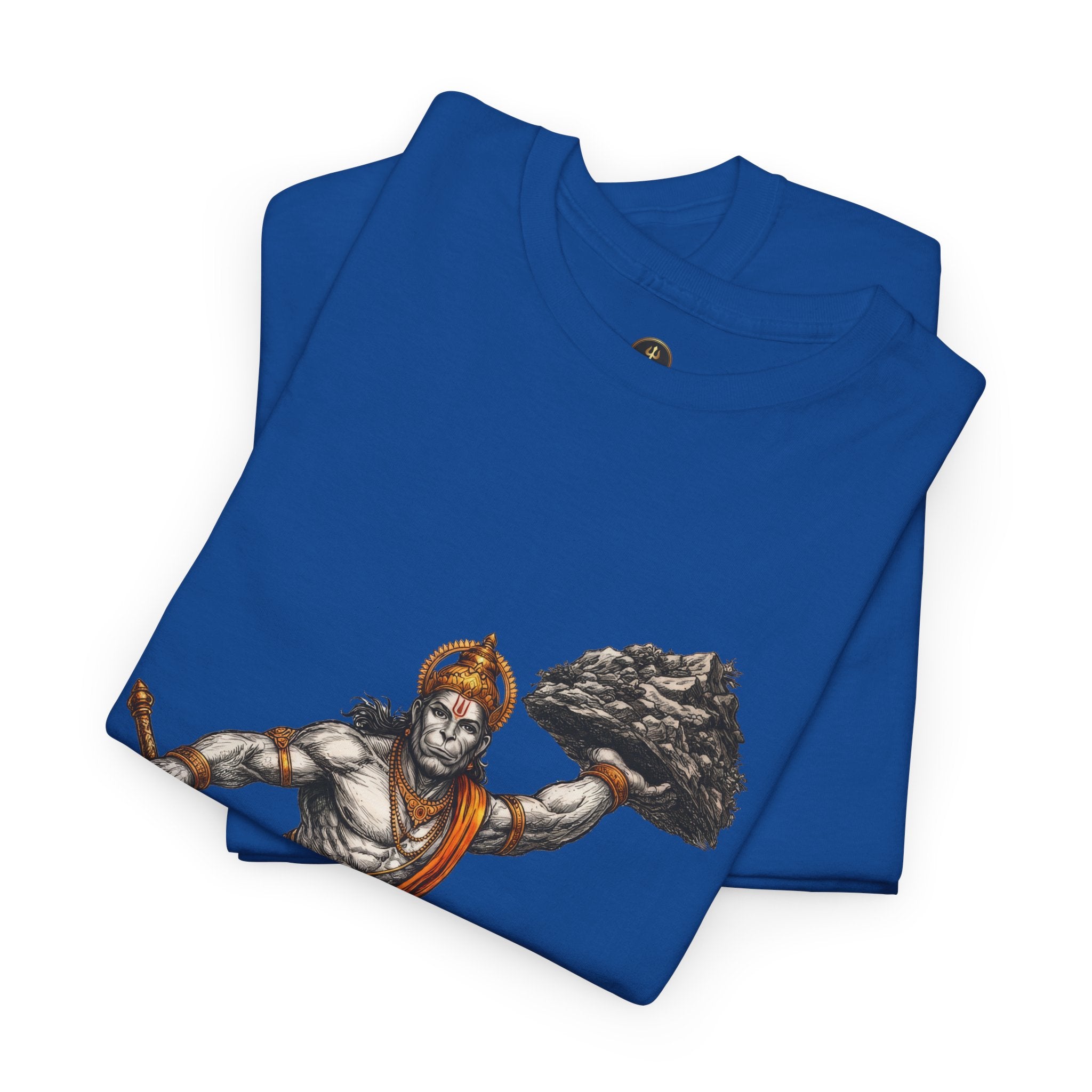 Hanuman Sanjeevani T-Shirt – Strength in Action & Devotion Design