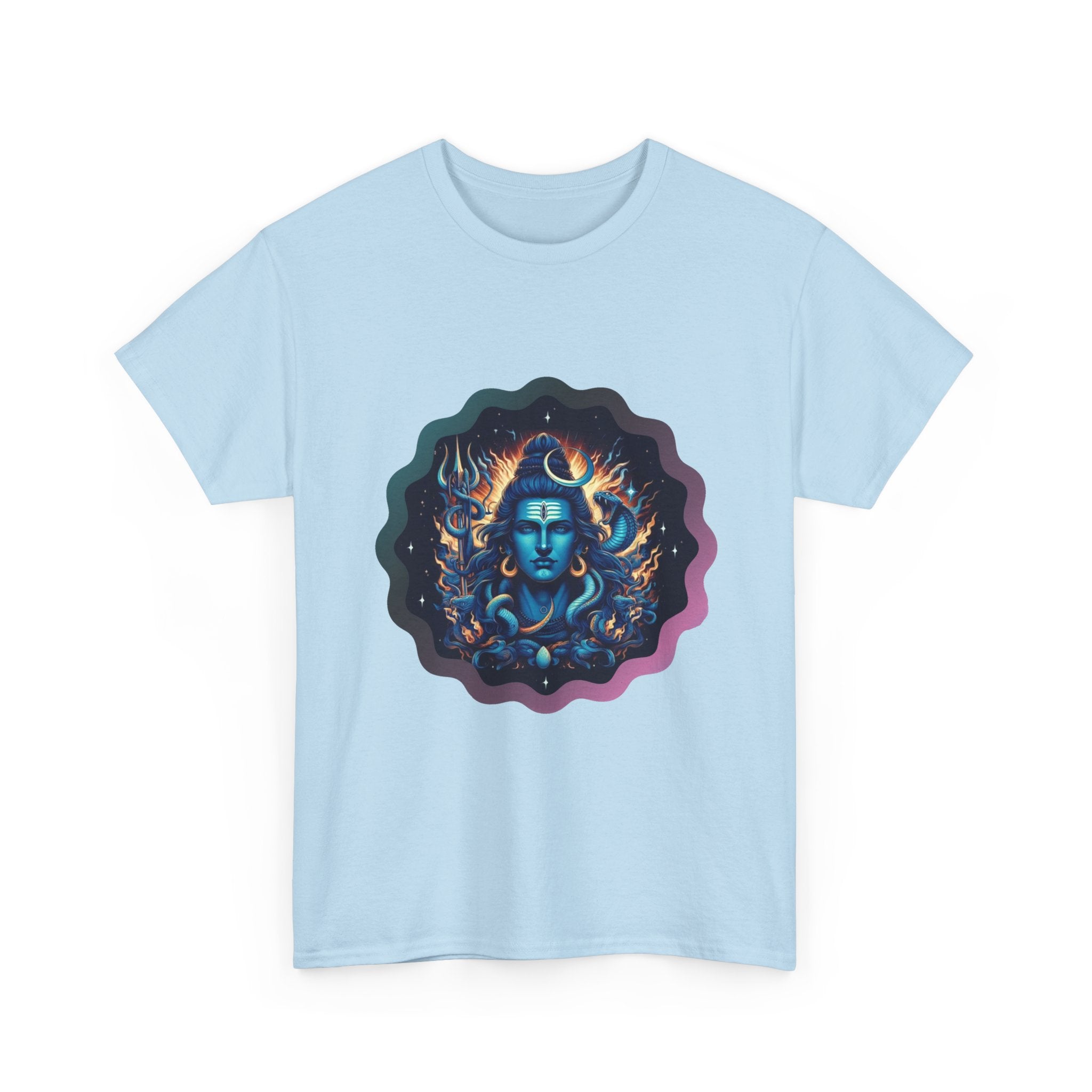 Lord Shiva Flame Graphic T-Shirt