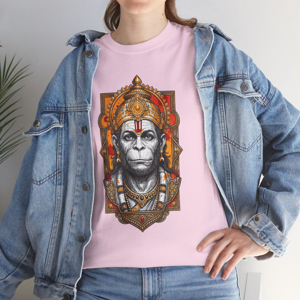 Hanuman The Watcher T-Shirt – Calm Strength & Inner Awareness Design