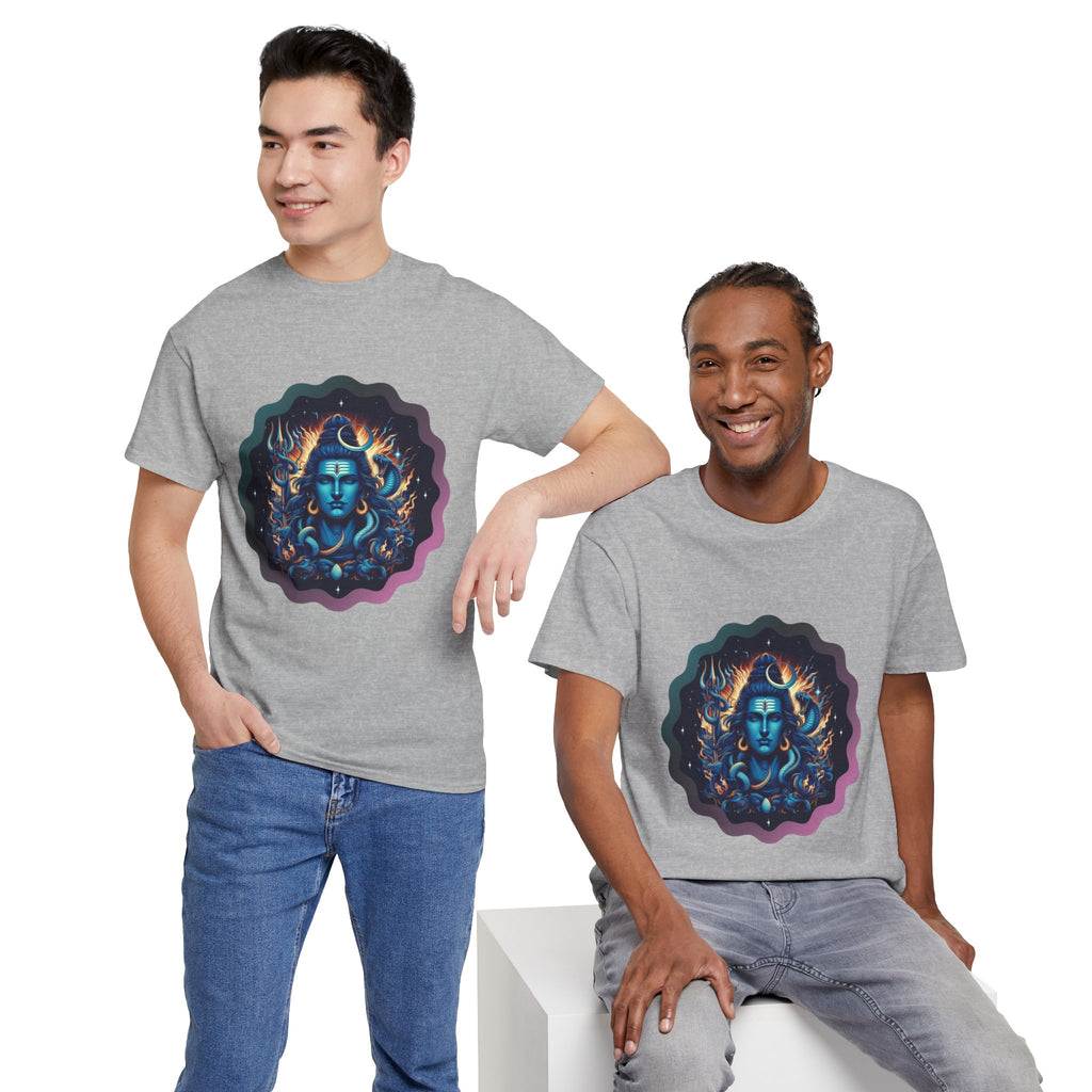 Lord Shiva Flame Graphic T-Shirt