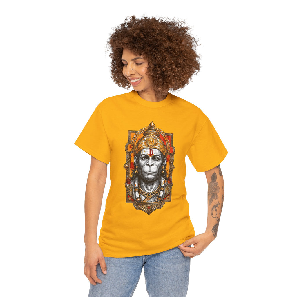 Hanuman The Watcher T-Shirt – Calm Strength & Inner Awareness Design