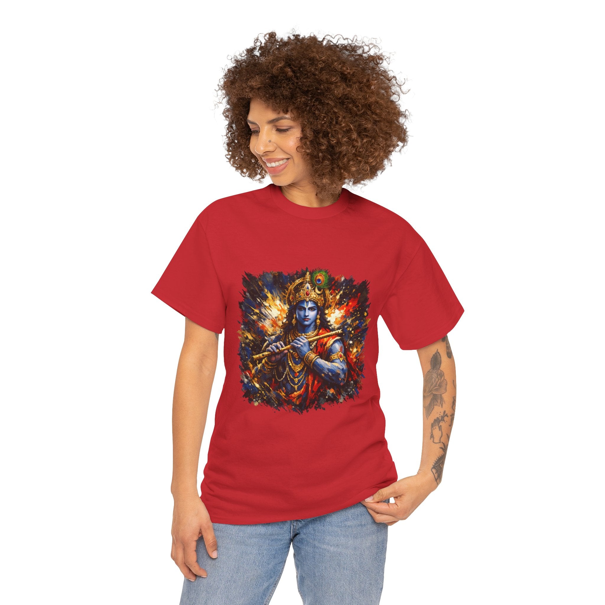Krishna Warrior T-Shirt – | Spiritual Strength Shirt