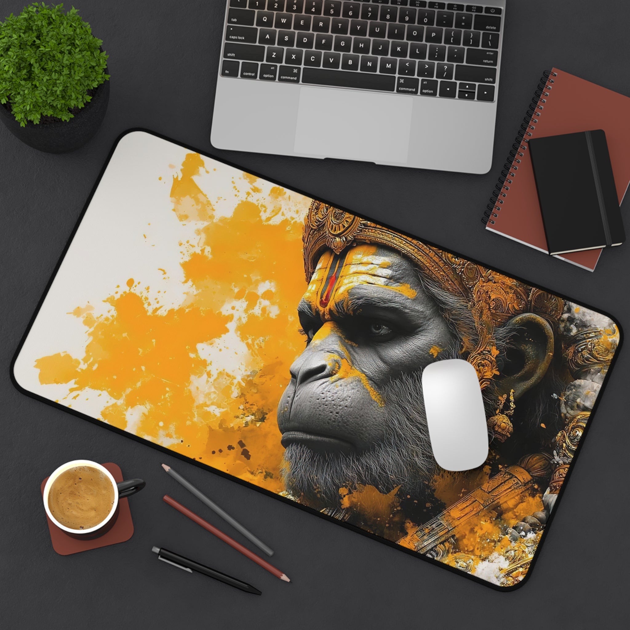 Hanuman Desk Mat — Office Mouse Pad