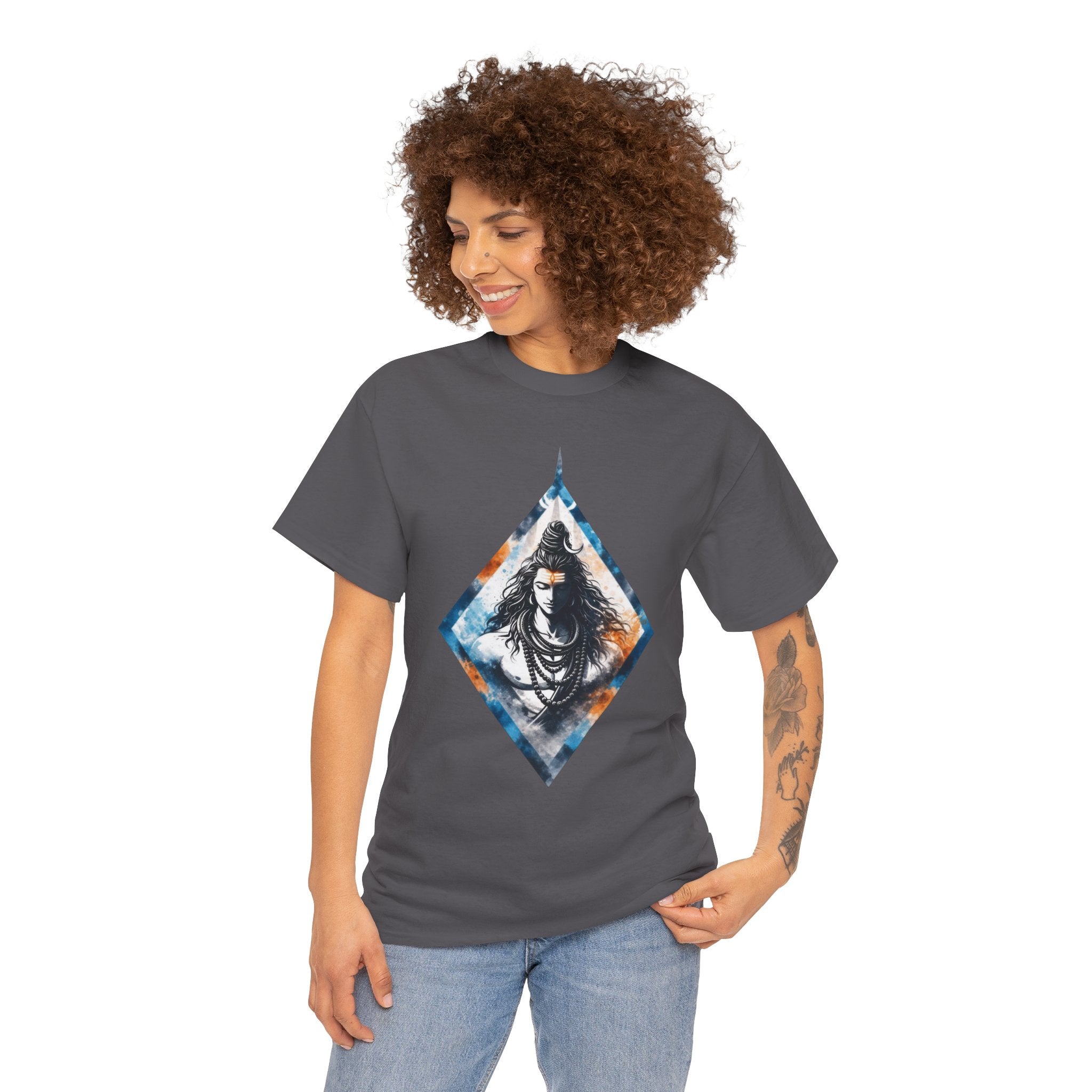 Mahadev Minimal T-Shirt - Shiva Third Eye, Awareness & Power Tee