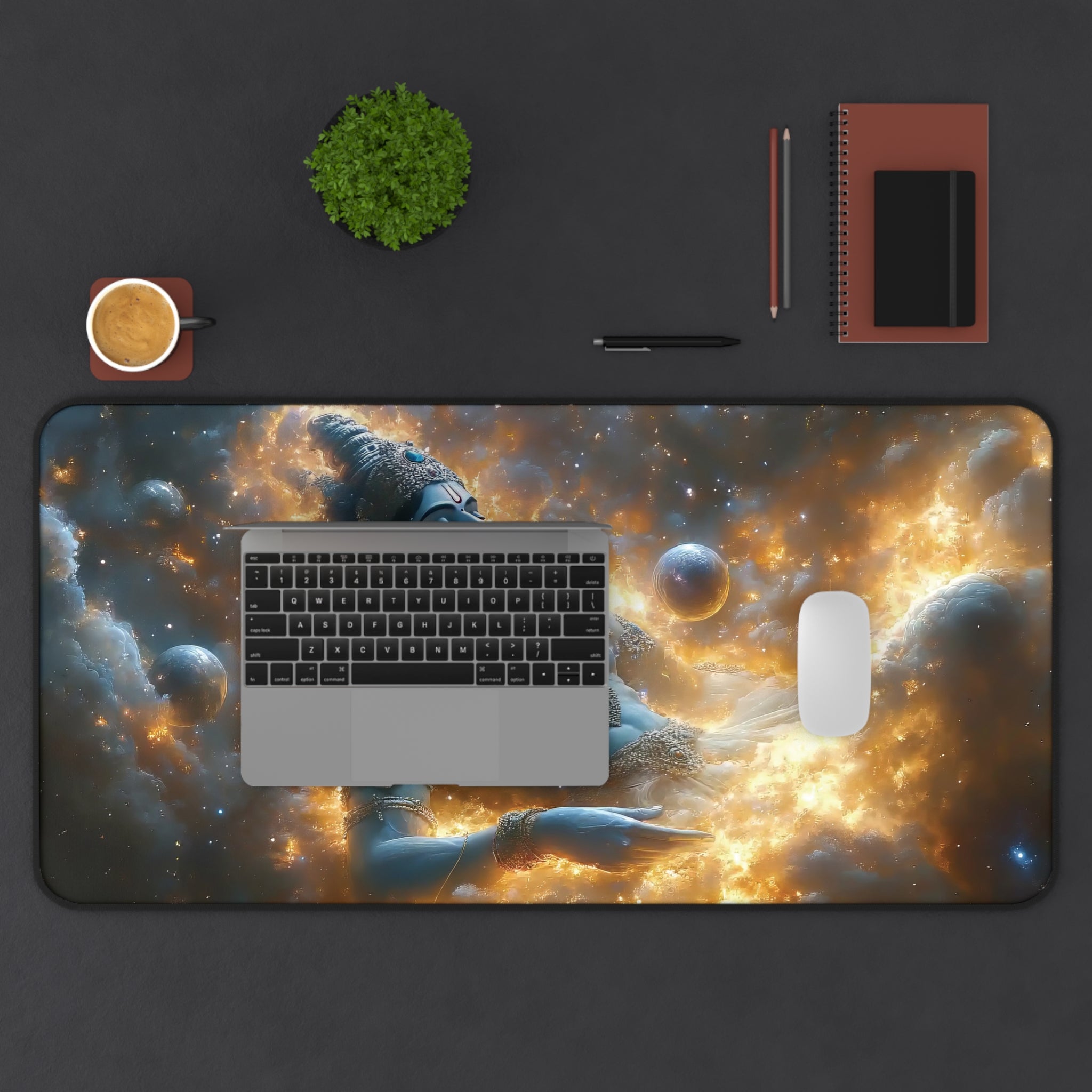 Vishnu Cosmic Desk Mat