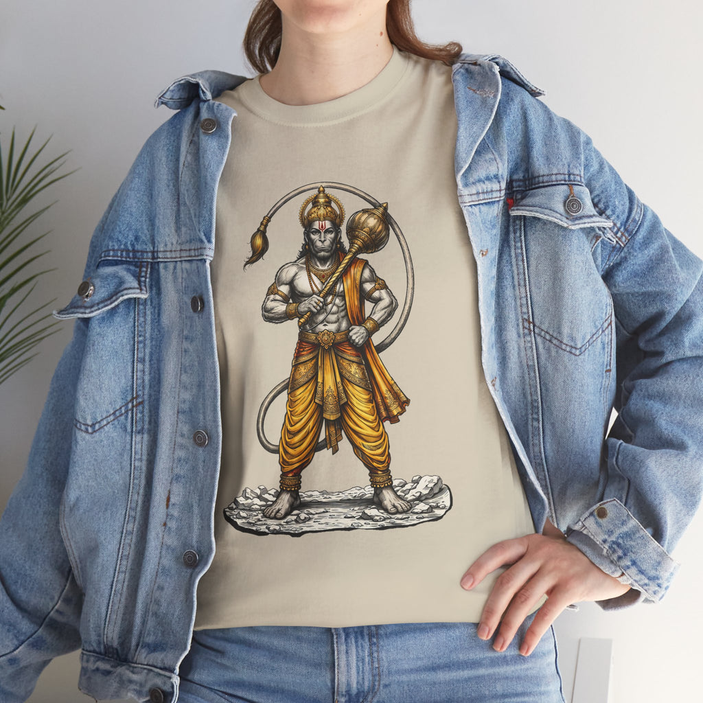 Veer Hanuman T-Shirt – Strength, Courage & Discipline Design