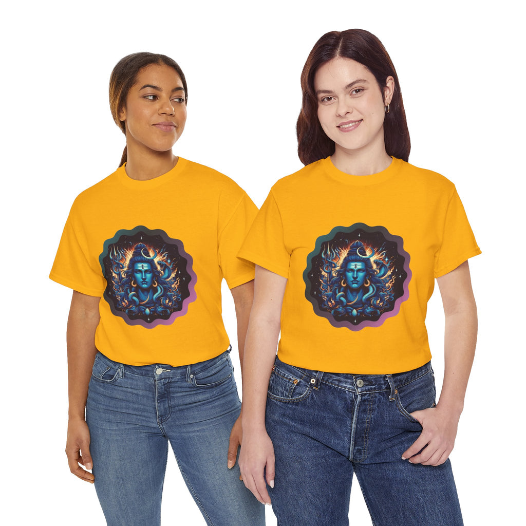 Lord Shiva Flame Graphic T-Shirt