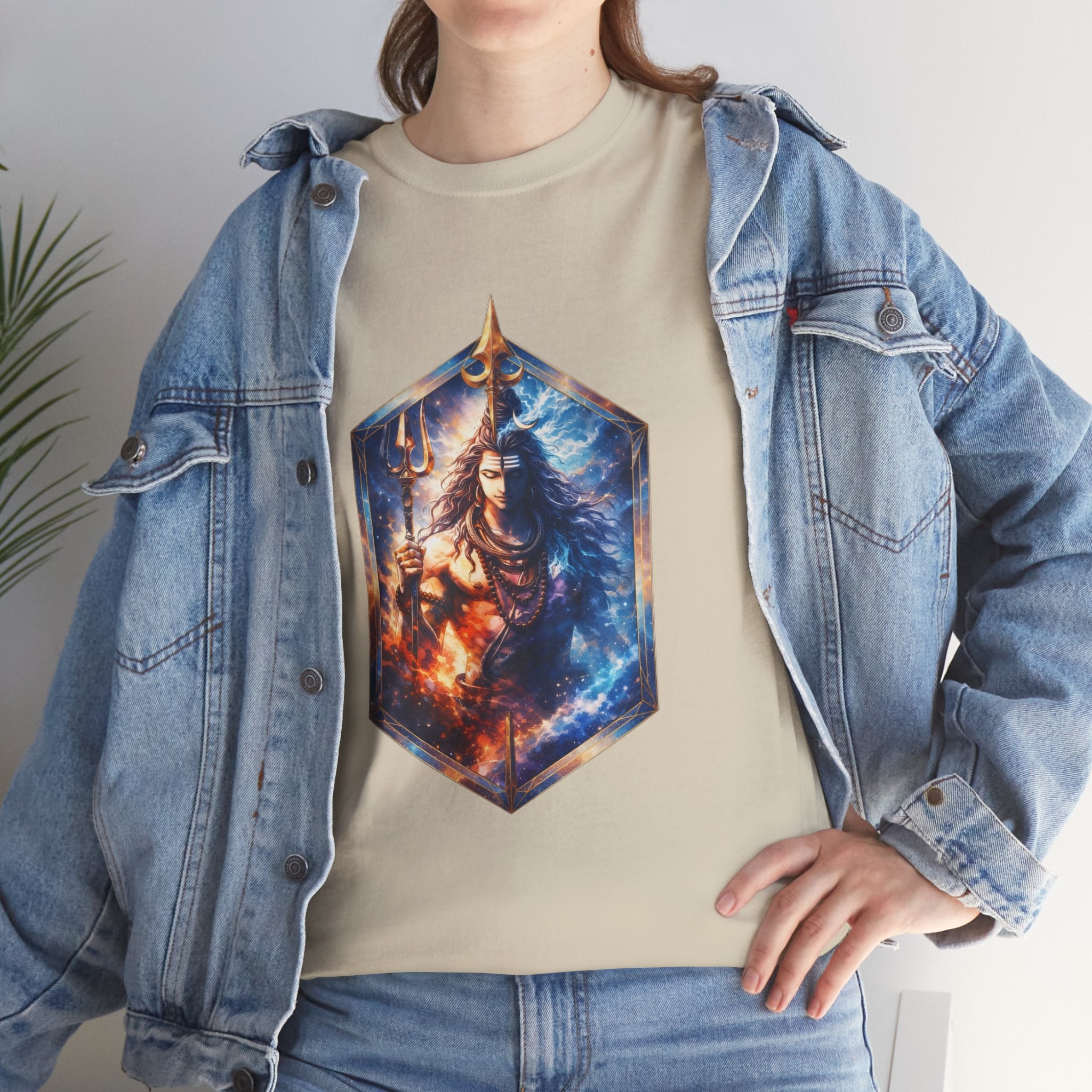 Cosmic Shiva T-Shirt – Universe Energy, Balance & Consciousness Tee