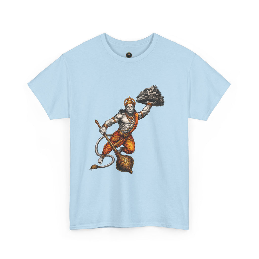 Hanuman Sanjeevani T-Shirt – Strength in Action & Devotion Design