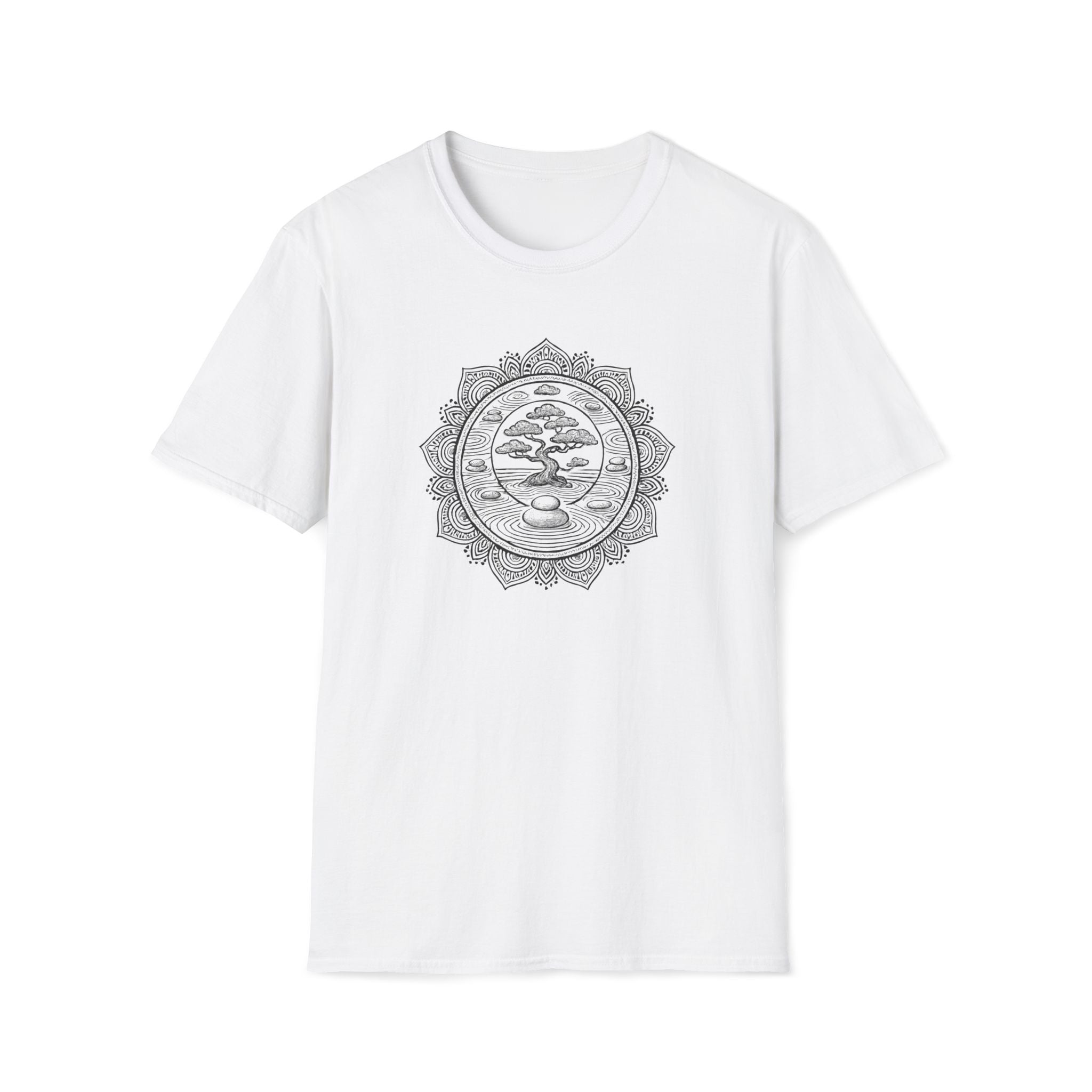 Zen Bonsai Mandala T-Shirt