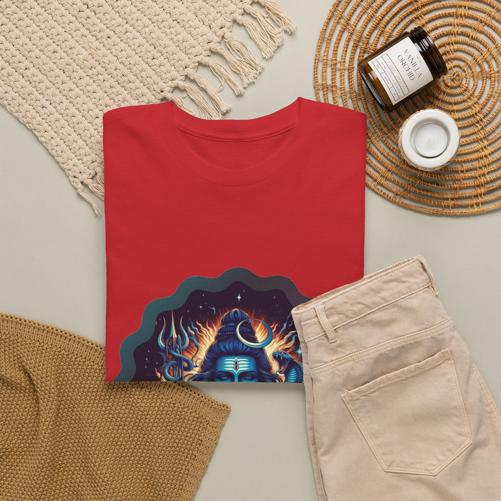 Lord Shiva Flame Graphic T-Shirt