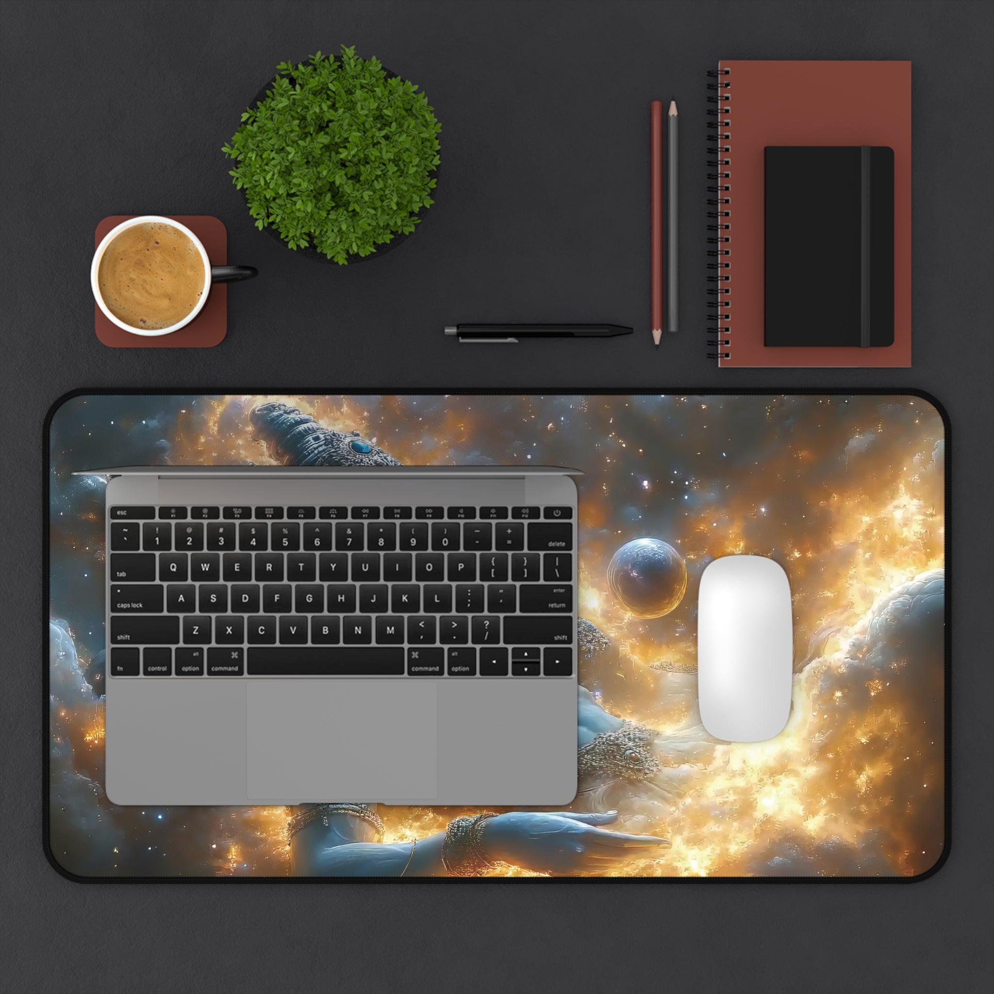 Vishnu Cosmic Desk Mat
