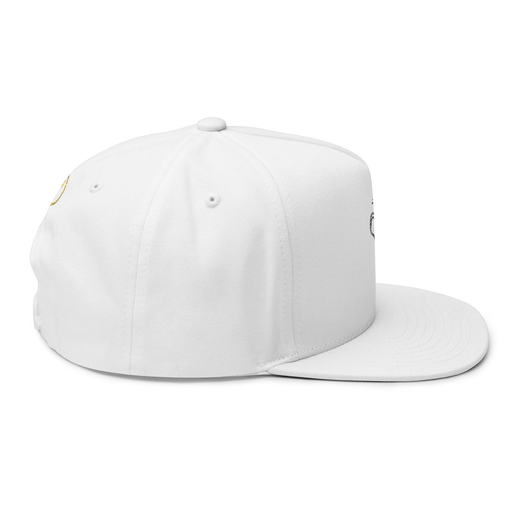 Ganesh Embroidered Flat Bill Cap
