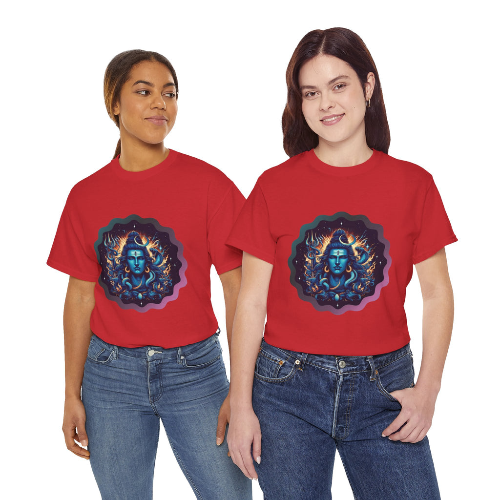 Lord Shiva Flame Graphic T-Shirt