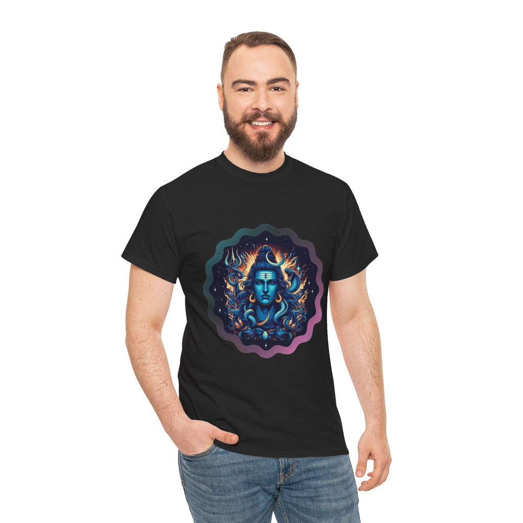 Lord Shiva Flame Graphic T-Shirt