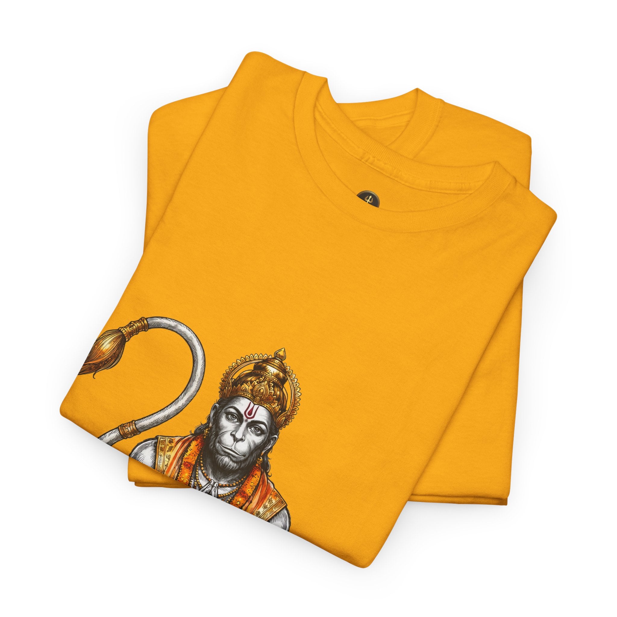 Hanuman Meditation T-Shirt – Inner Stillness & Spiritual Discipline Design