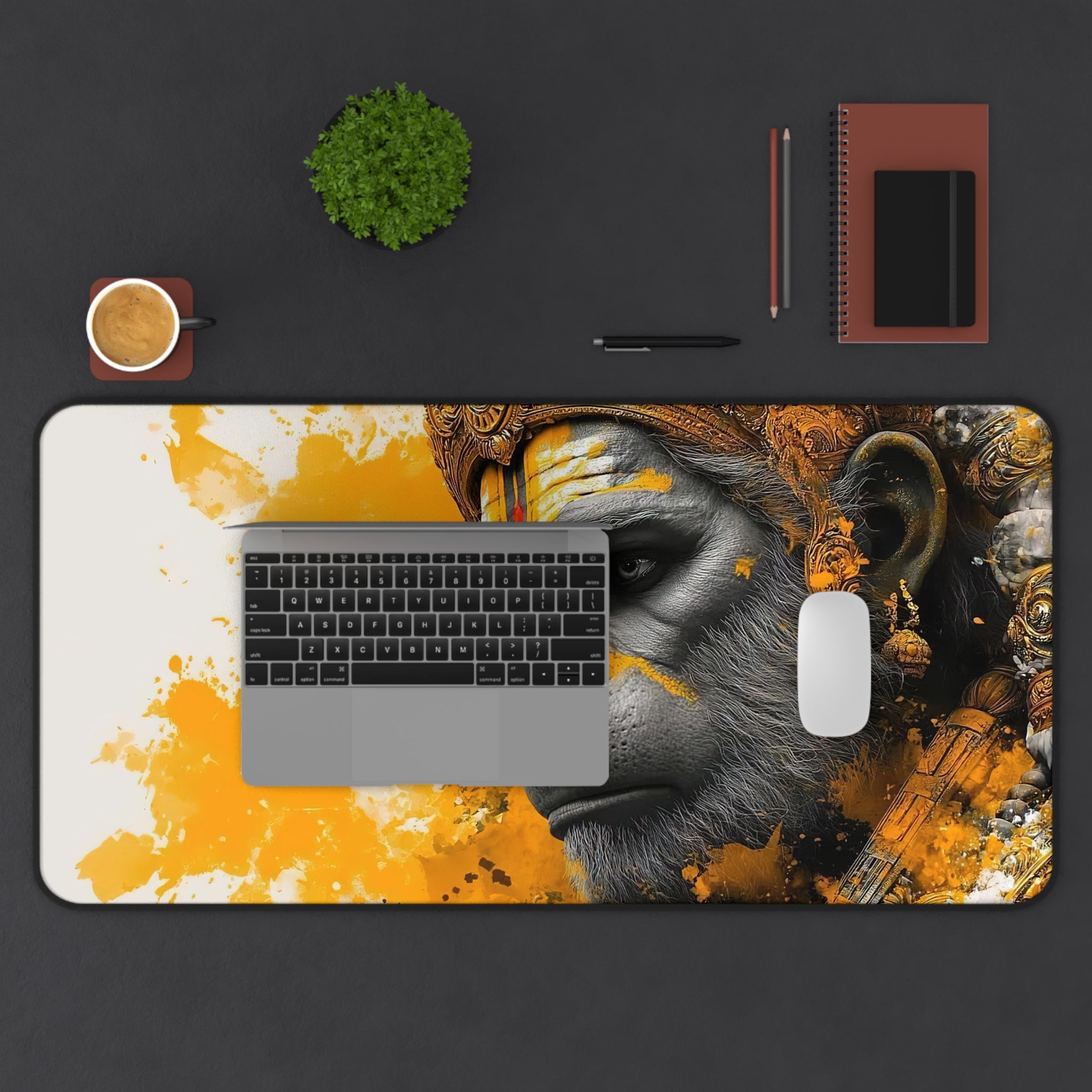 Hanuman Desk Mat — Office Mouse Pad