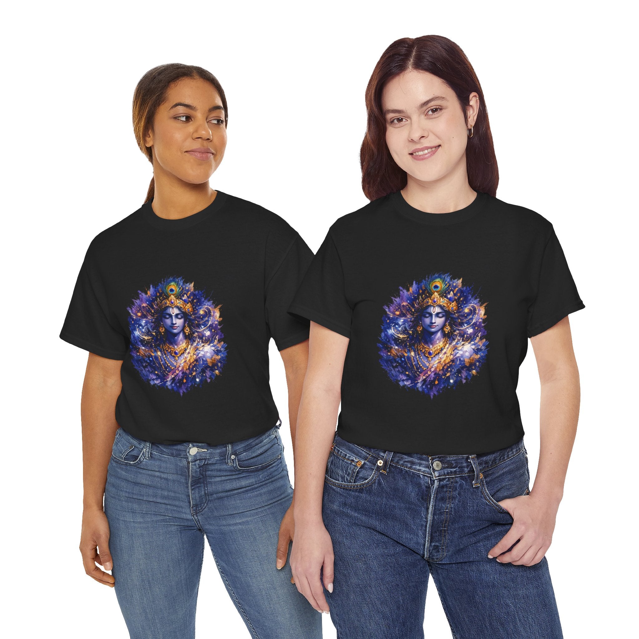 Krishna Cosmic T-Shirt – Vishvarupa Inspired Graphic Tee