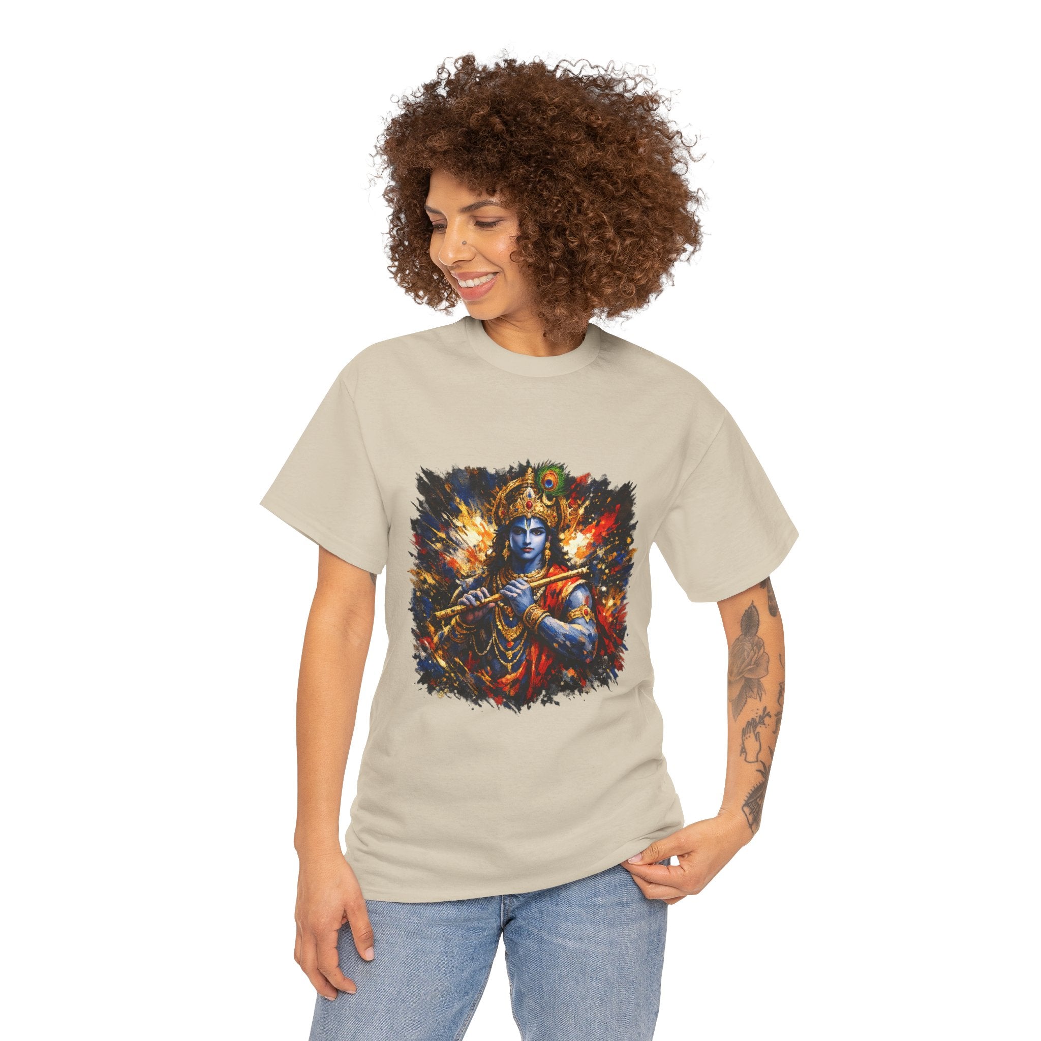 Krishna Warrior T-Shirt – | Spiritual Strength Shirt