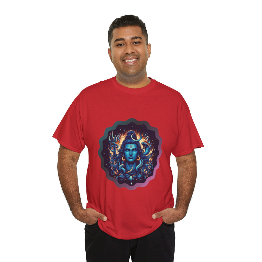 Lord Shiva Flame Graphic T-Shirt