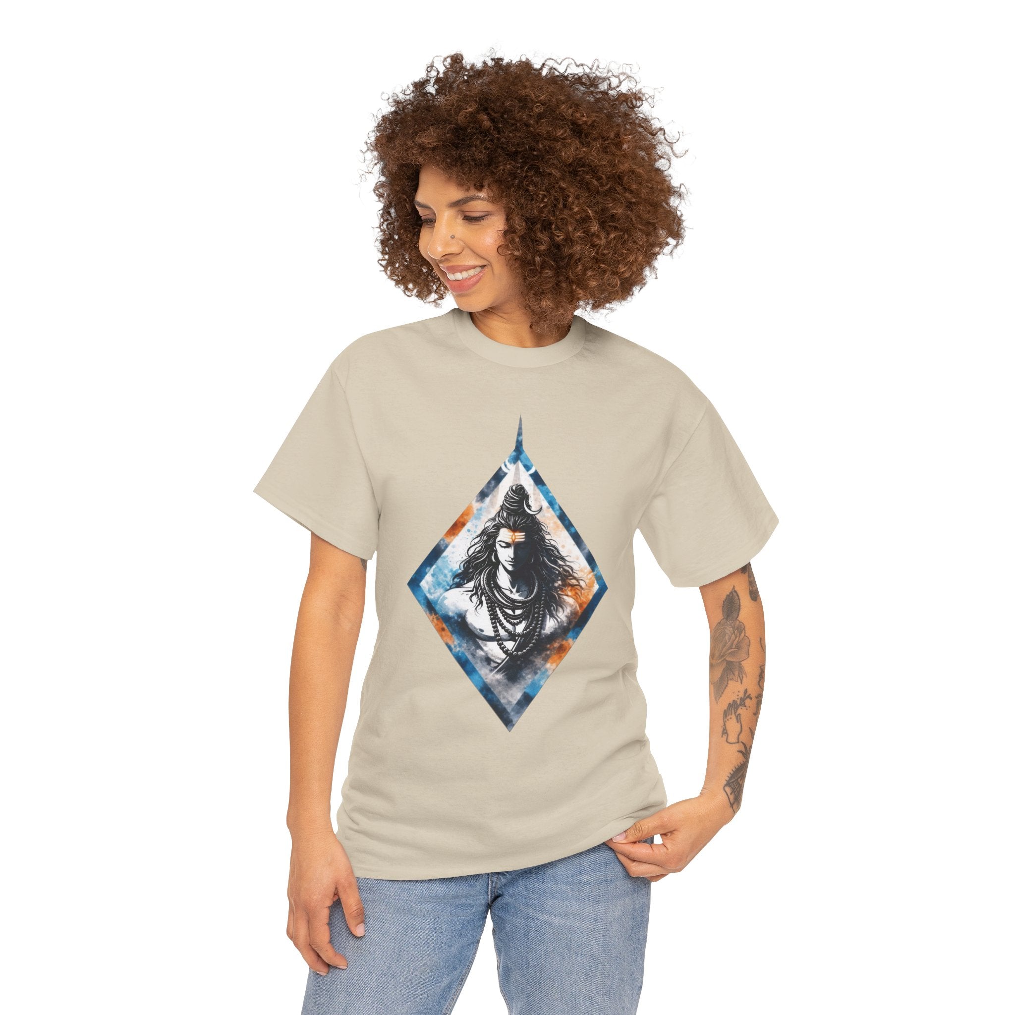 Mahadev Minimal T-Shirt - Shiva Third Eye, Awareness & Power Tee