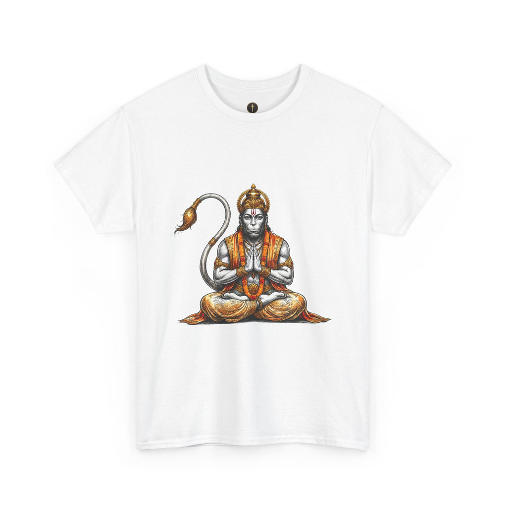 Hanuman Meditation T-Shirt – Inner Stillness & Spiritual Discipline Design