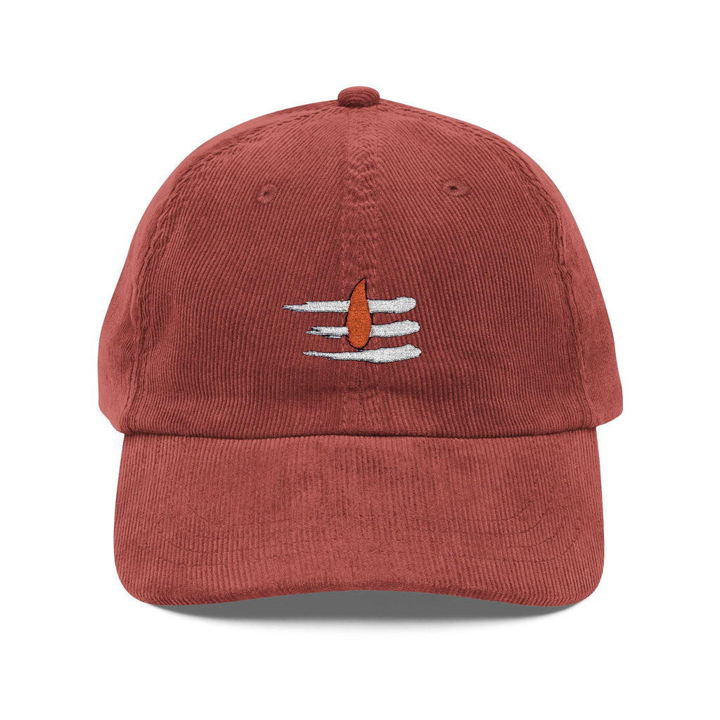 Shiva Tripundra Corduroy Embroidered Cap